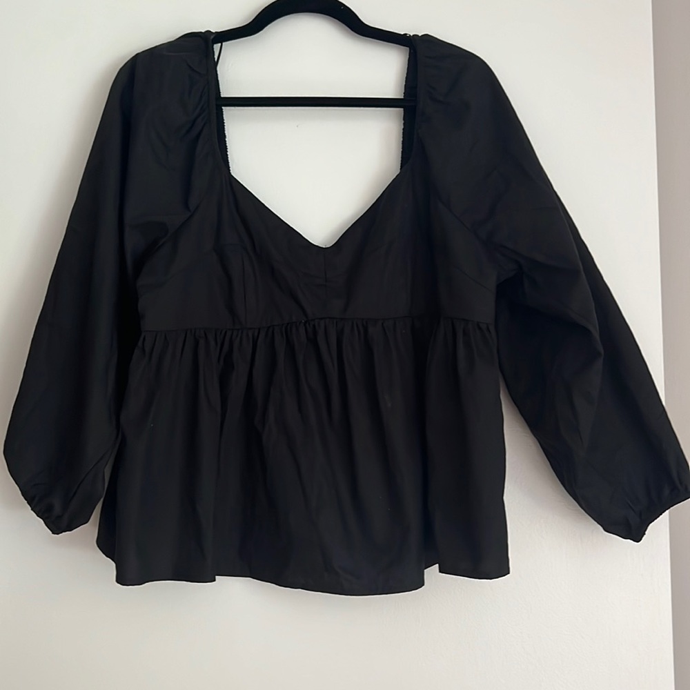 Banana republic - black long sleeve shirt